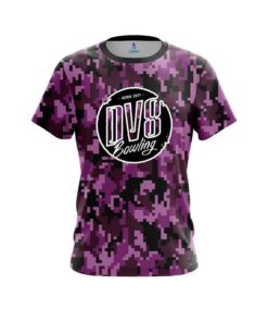 DV8 Digital Camo Purple CoolWick Bowling Jersey