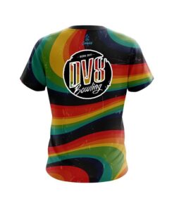 Alternative view of DV8 Retro Grunge CoolWick Bowling Jersey