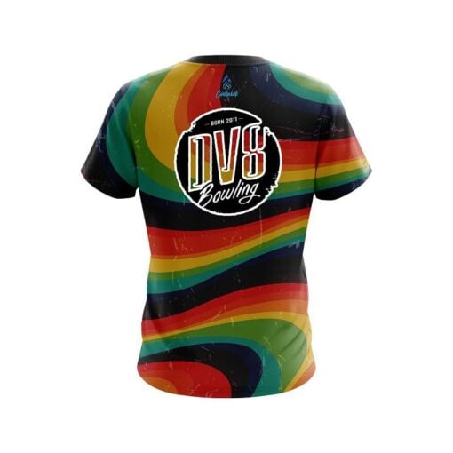 DV8 Retro Grunge CoolWick Bowling Jersey - Image 2