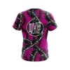 DV8 Rock And Roll Pink Thorns CoolWick Bowling Jersey - Image 2