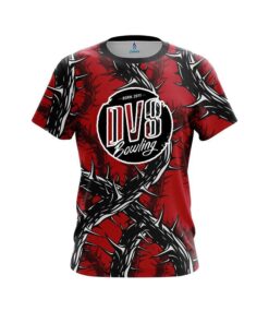 DV8 Rock And Roll Red Thorns CoolWick Bowling Jersey