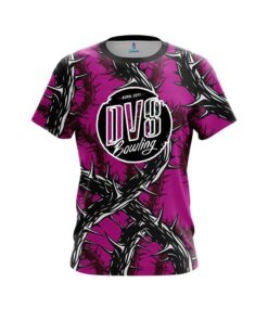 DV8 Rock And Roll Pink Thorns CoolWick Bowling Jersey