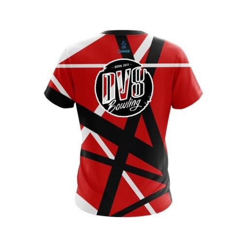 DV8 Rocker Red CoolWick Bowling Jersey - Image 2