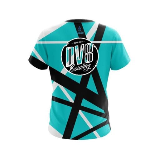 DV8 Rocker Teal CoolWick Bowling Jersey - Image 2