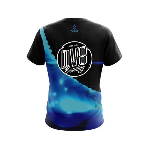 DV8 Space pixel Mountain CoolWick Bowling Jersey - Image 2