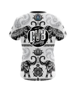 Alternative view of DV8 Tribal Elephants CoolWick Bowling Jersey