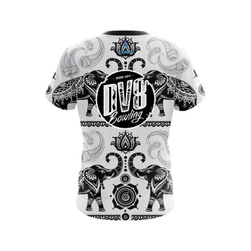 DV8 Tribal Elephants CoolWick Bowling Jersey - Image 2