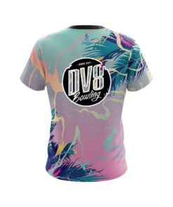 Alternative view of DV8 Tropical Ink Splash  CoolWick Bowling Jersey
