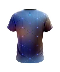 Alternative view of Plain Digital Cubes CoolWick Bowling Jersey