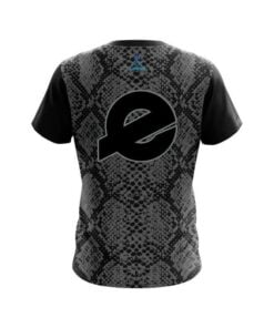 Alternative view of Ebonite Snake Skin Black CoolWick Bowling Jersey
