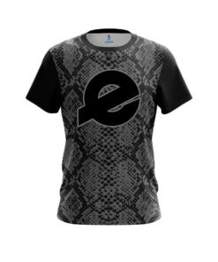 Ebonite Snake Skin Black CoolWick Bowling Jersey