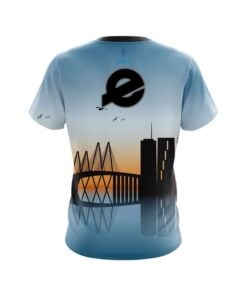 Alternative view of Ebonite Houston Skyline CoolWick Bowling Jersey