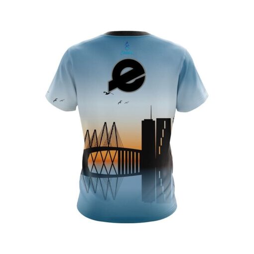 Ebonite Houston Skyline CoolWick Bowling Jersey - Image 2