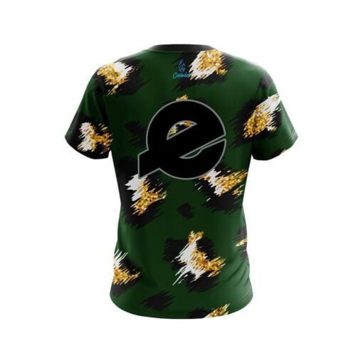 Ebonite Leopard Print CoolWick Bowling Jersey - Image 2