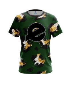 Ebonite Leopard Print CoolWick Bowling Jersey