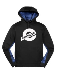 Ebonite Men's Puma Black Blue CamoHex Hoodie