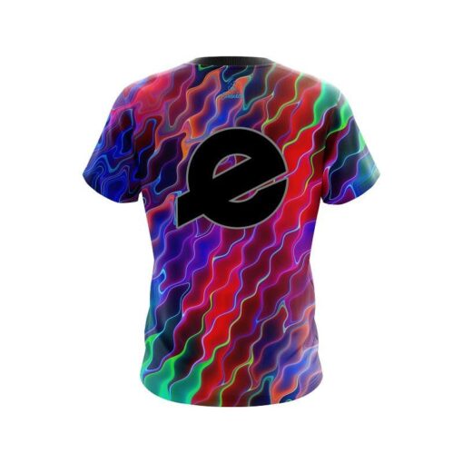 Ebonite Psychedelic Electric Wave CoolWick Bowling Jersey - Image 2