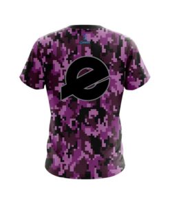 Alternative view of Ebonite Digital Camo Purple CoolWick Bowling Jersey