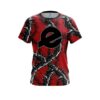Ebonite Rock And Roll Red Thorns CoolWick Bowling Jersey