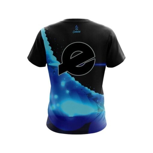 Ebonite Space Pixel Mountain CoolWick Bowling Jersey - Image 2