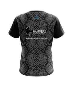 Alternative view of Hammer Snake Skin Black CoolWick Bowling Jersey