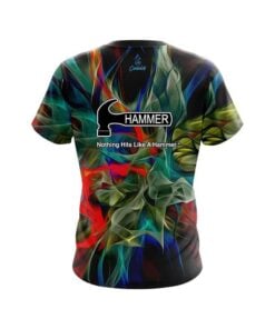 Alternative view of Hammer Color Swirl CoolWick Bowling Jersey