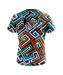 Alternative view of Hammer Crazy Maze CoolWick Bowling Jersey