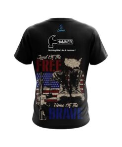 Alternative view of Hammer Land Of The Free CoolWick Bowling Jersey