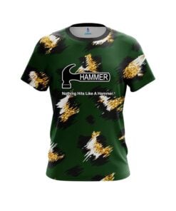 Hammer Leopard Print CoolWick Bowling Jersey