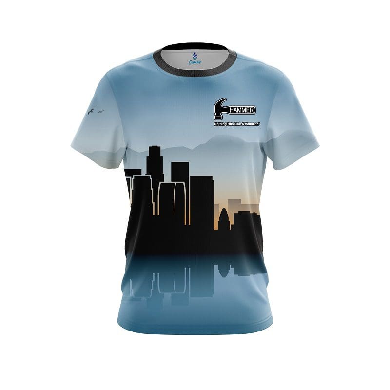 Hammer Los Angeles Skyline CoolWick Bowling Jersey