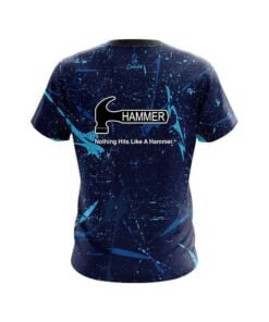 Alternative view of Hammer Paint Grunge CoolWick Bowling Jersey