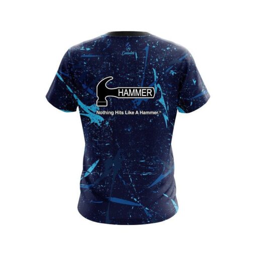 Hammer Paint Grunge CoolWick Bowling Jersey - Image 2