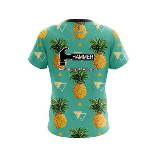 Hammer Tropical Pineapple CoolWick Bowling Jersey - Image 2