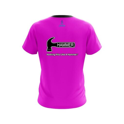 Hammer Pink CoolWick Bowling Jersey - Image 2