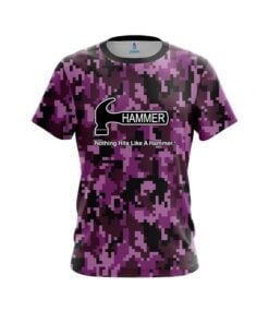 Hammer Digital Camo Purple CoolWick Bowling Jersey