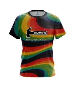 Hammer Retro Grunge CoolWick Bowling Jersey
