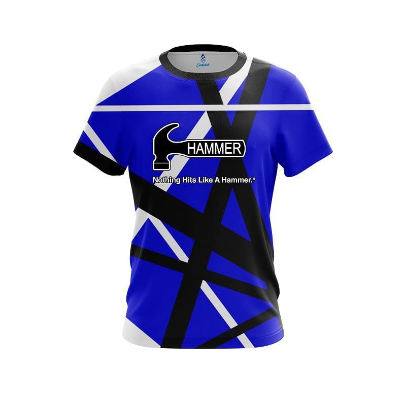 Hammer Rocker Blue CoolWick Bowling Jersey