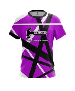 Hammer Rocker Purple CoolWick Bowling Jersey