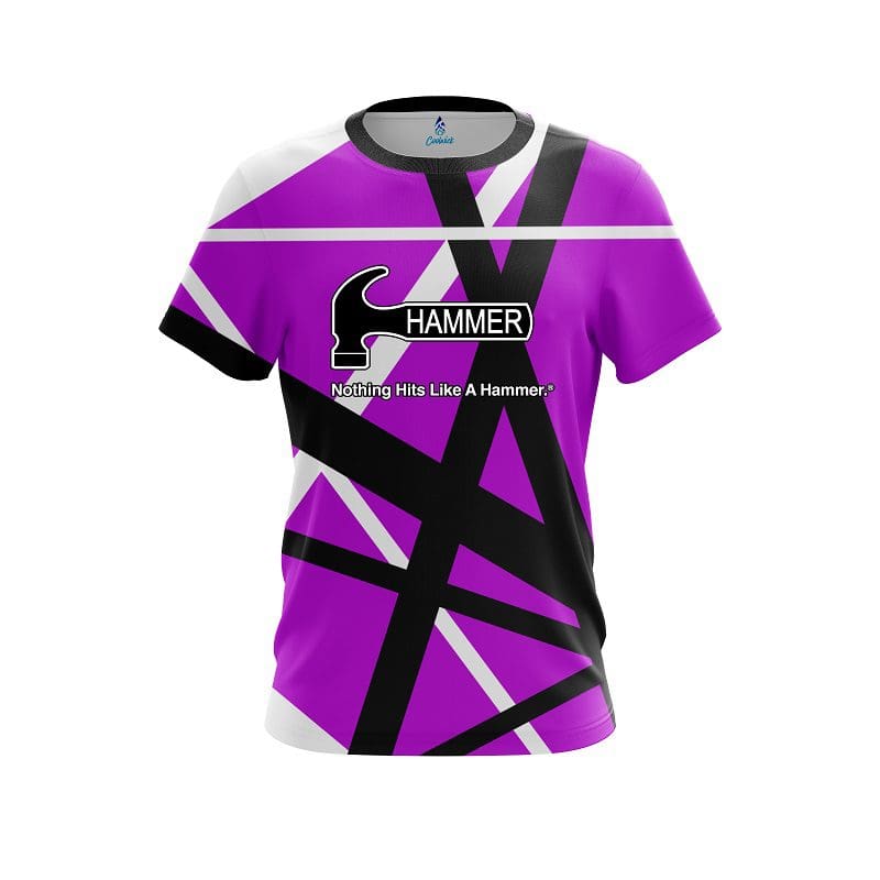 Hammer Rocker Purple CoolWick Bowling Jersey