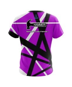 Alternative view of Hammer Rocker Purple CoolWick Bowling Jersey