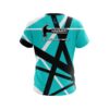 Hammer Rocker Teal CoolWick Bowling Jersey - Image 2
