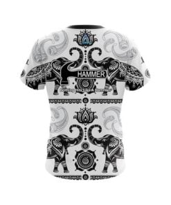 Alternative view of Hammer Tribal Elephants CoolWick Bowling Jersey