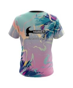 Alternative view of Hammer Tropical Ink Splash  CoolWick Bowling Jersey