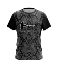 Hammer Snake Skin Black CoolWick Bowling Jersey