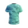 Plain Icy Blue CoolWick Bowling Jersey - Image 2