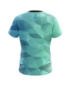 Alternative view of Plain Icy Blue CoolWick Bowling Jersey