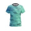 Plain Icy Blue CoolWick Bowling Jersey