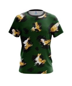 Plain Leopard Print CoolWick Bowling Jersey