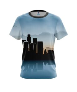 Plain Los Angeles Skyline CoolWick Bowling Jersey