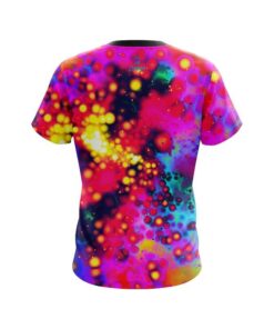 Alternative view of Plain Melting Colors CoolWick Bowling Jersey